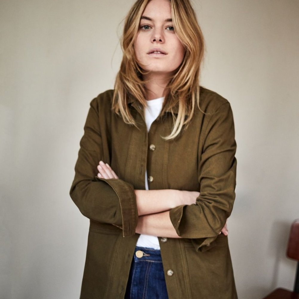 Sezane Will Jacket in Khaki